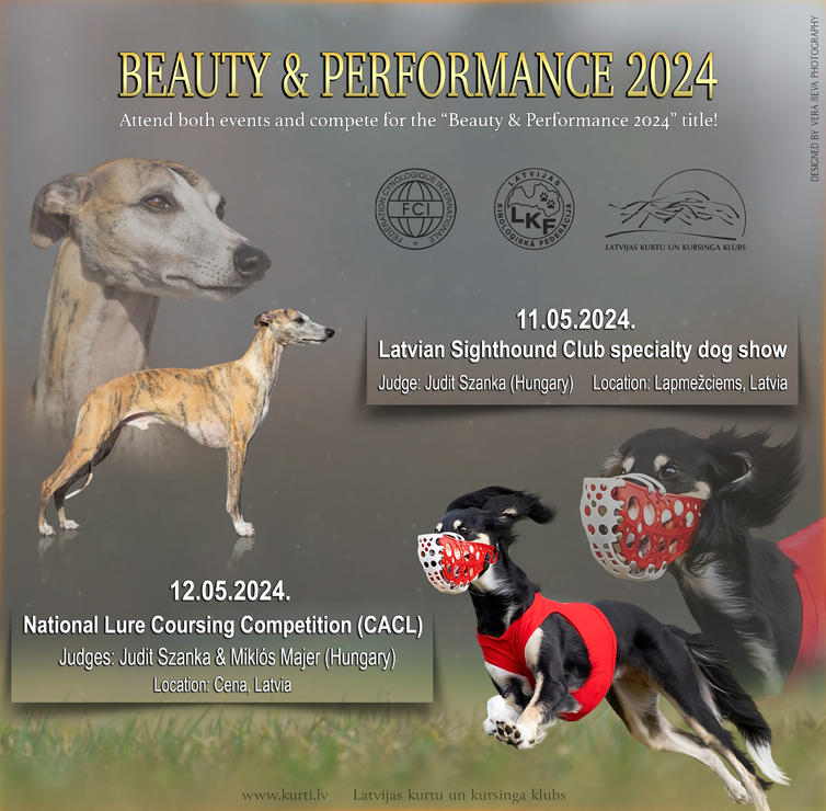 Beauty & Performance 2024 - national lure coursing competition (CACL)