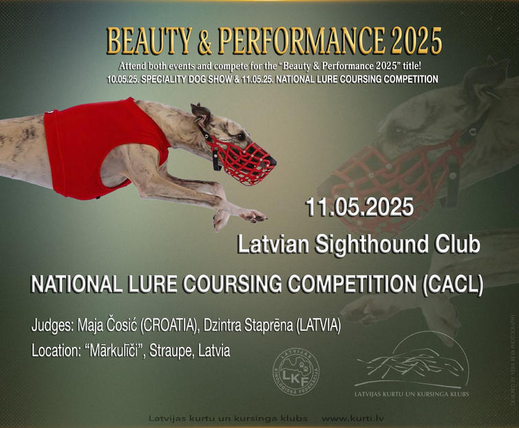 Beauty & Performance 2025 - Nacionālās kursinga sacensības (CACL)